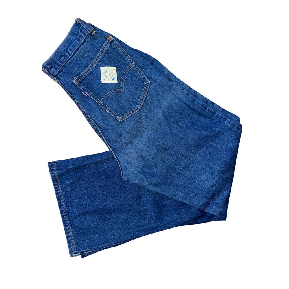 Vintage Levi's 550 Orange Tab Women's Blue High Rise Relaxed Jeans Made USA 30